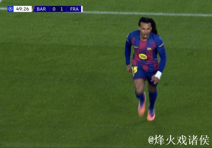 孔德收获巴萨欧冠首球，完成职业生涯首次破门